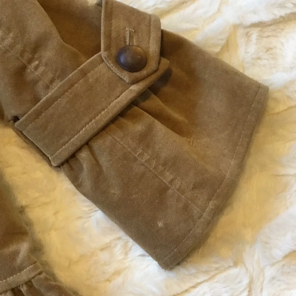 Zara Tan Blazer with Ruffle Sleeves - Picture 5 of 7